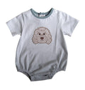Doodle Applique Boys Bubble