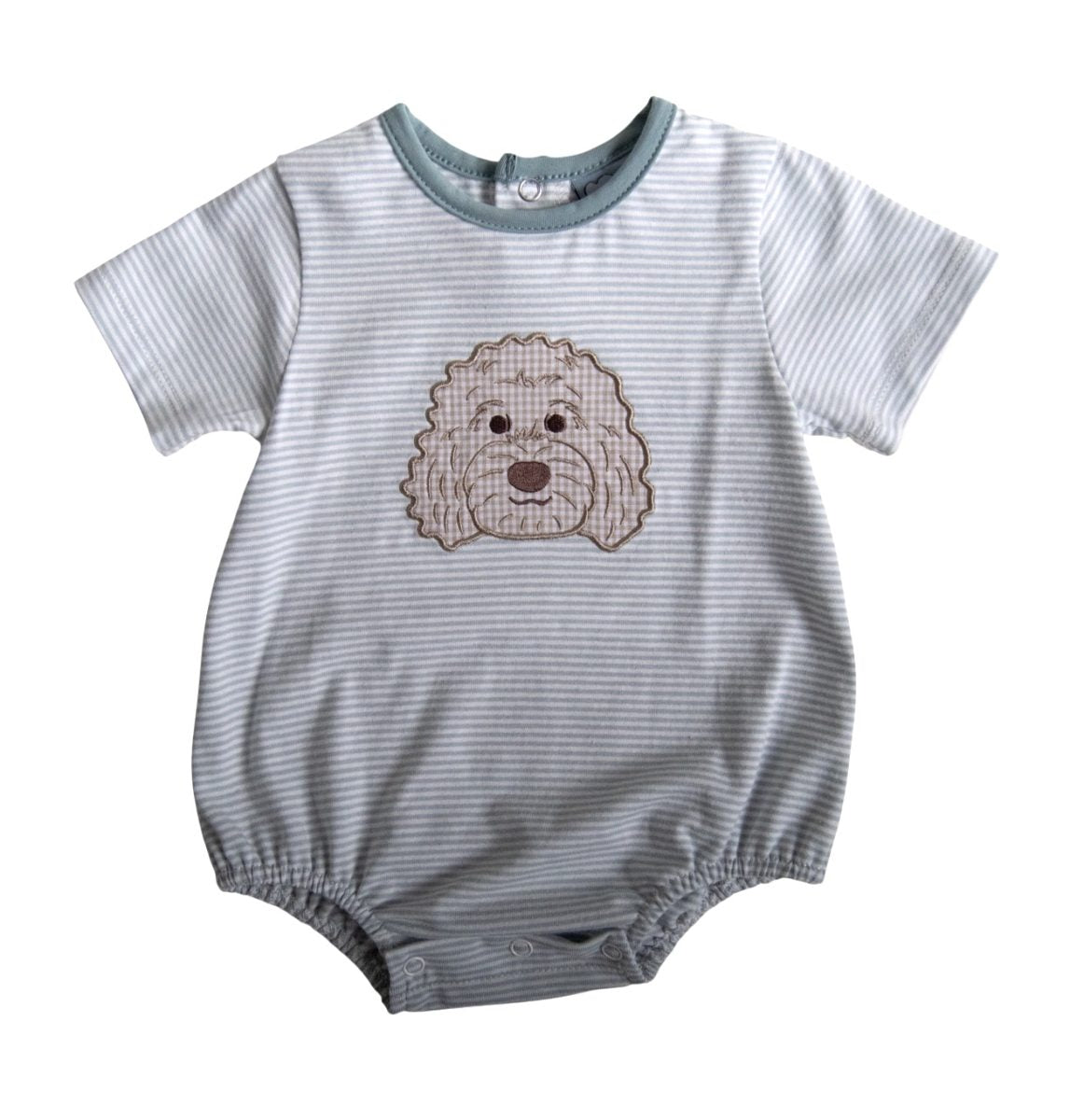 Doodle Applique Boys Bubble