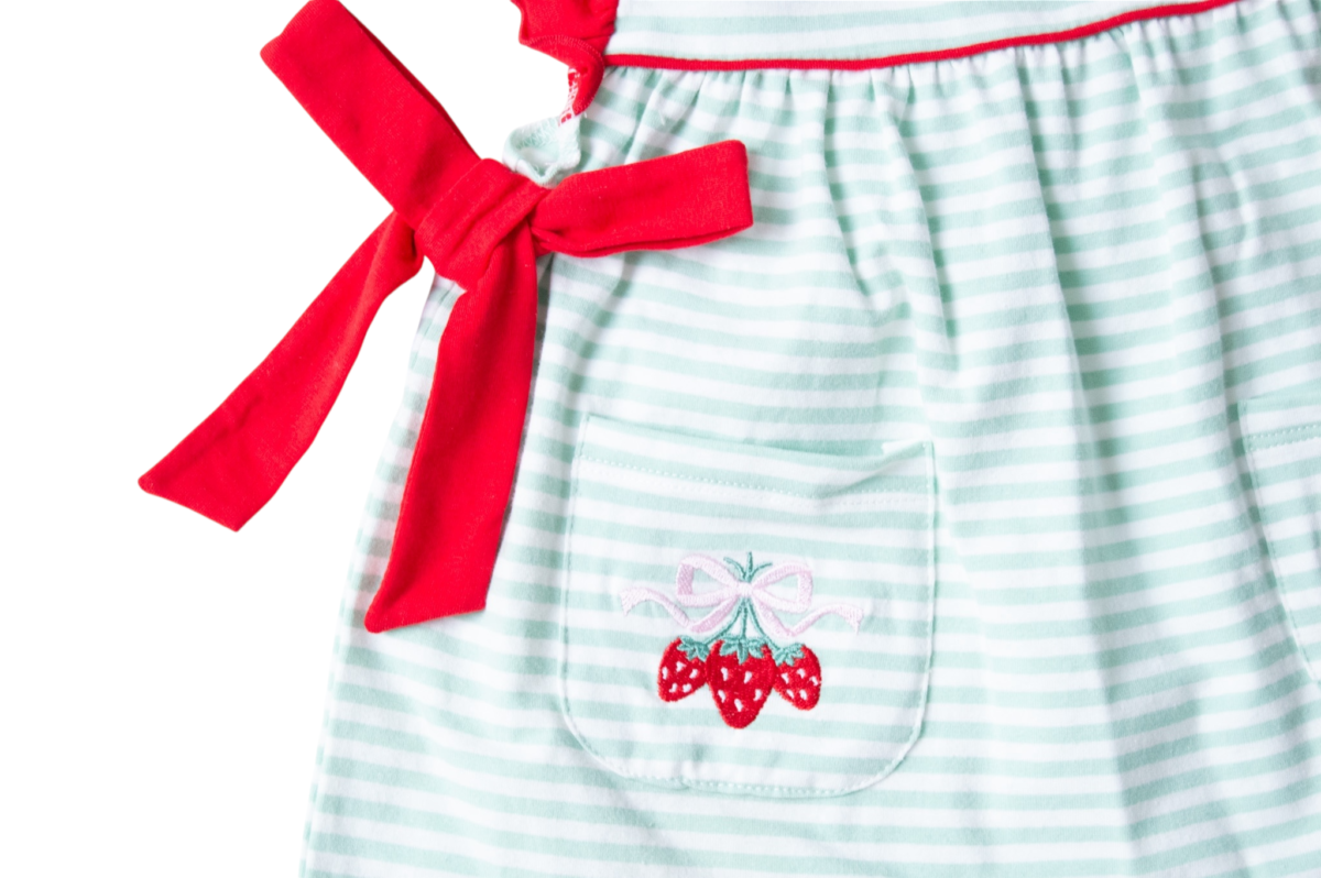 Strawberry Tie  Short Set