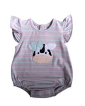 Moo Cow Applique Bubble