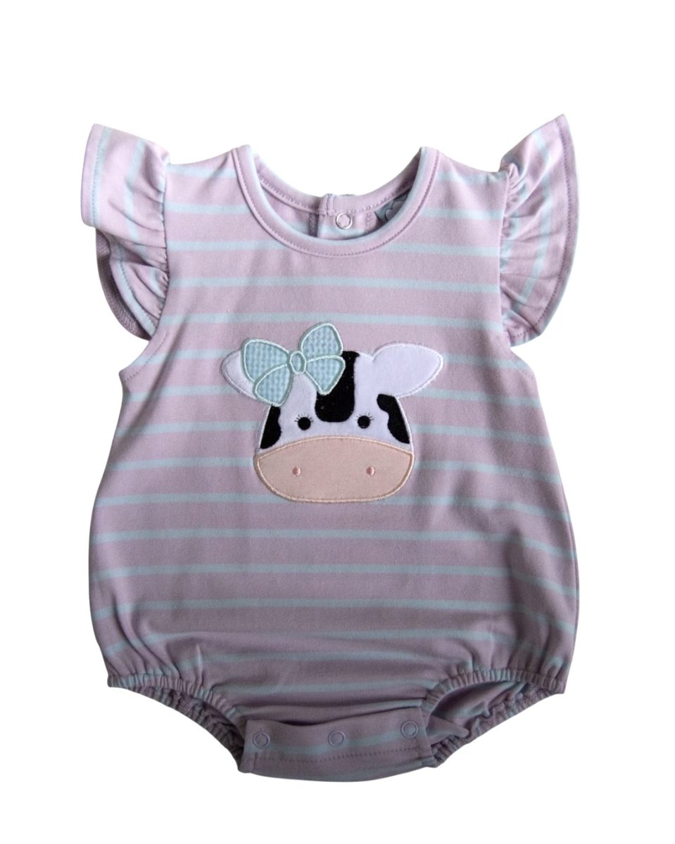 Moo Cow Applique Bubble